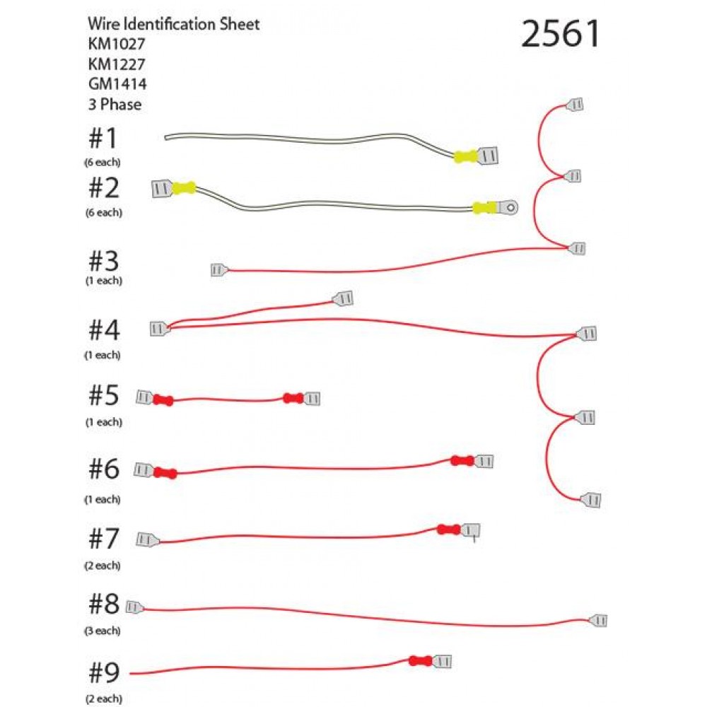 Skutt Km1027 1227 Harness Wire Set