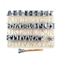 Courier Alphabet Set 1 inch by Spectrum